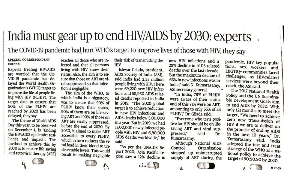 India Must gear up to end HIV/AIDs